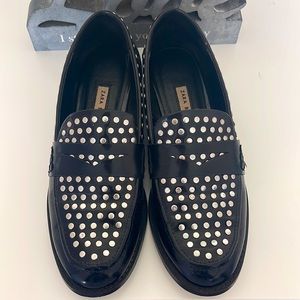 Zara Studded Loafers